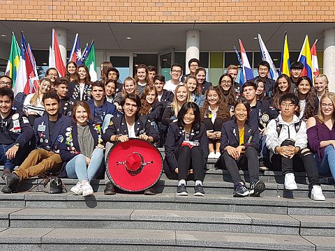 Veertig buitenlandse jonge gasten in Schiedam