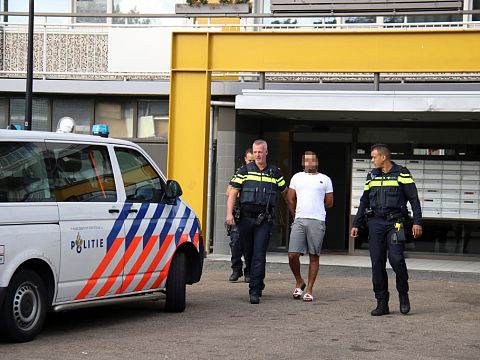 Arrestatie op Bachplein