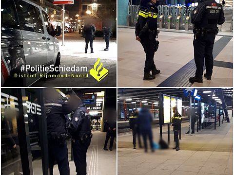 'Prikacties' rond Schiedamse stations