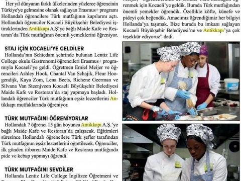 Leerlingen Life College halen krant in Turkije