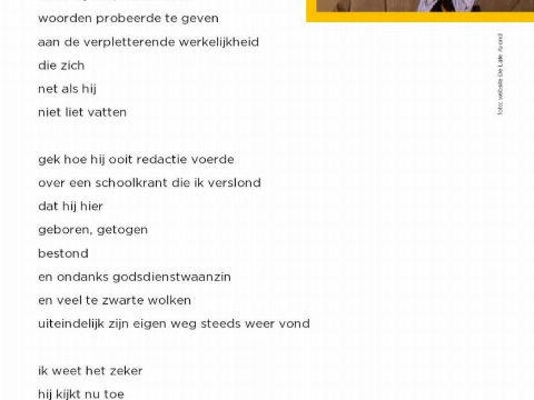 Schiedamse jongen op weg naar het paradijs