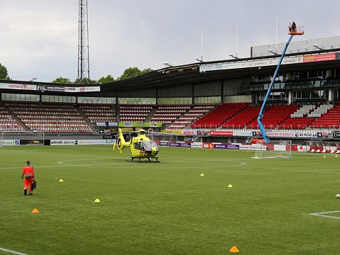 Traumahelikopter naar explosie in Spangen
