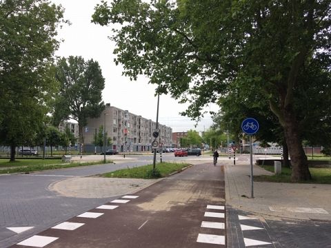 Parkweg ten noorden van Van Haarenlaan is bijna klaar