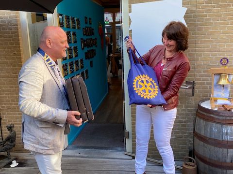 Renk Ruijter nieuwe voorzitter Rotaryclub Schiedam de Veste