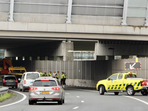 Ongeval in 'moeilijke' bocht van A20