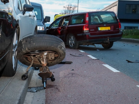 Gewonden in ravage na aanrijding