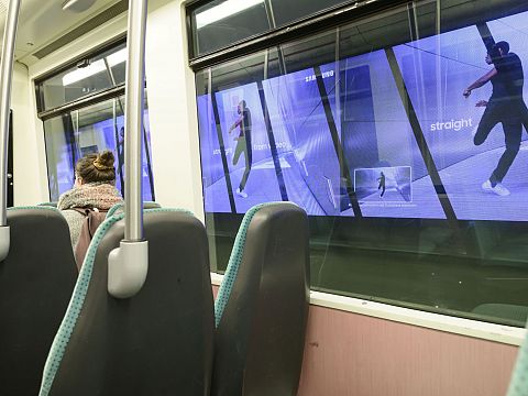 Nederlandse primeur: reclame in tunnel RET-metro