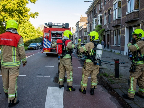 Keukenbrand in Lange Nieuwstraat