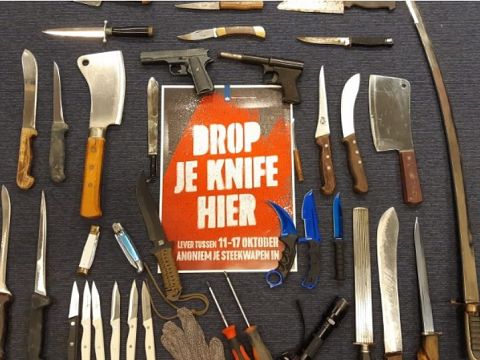 Ruim 400 wapens ingeleverd in regio Rotterdam