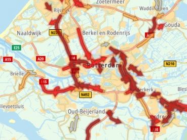 Flinke files op snelwegen in regio