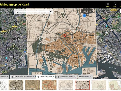 Nieuwe plattegronden in Schiedam op de kaart