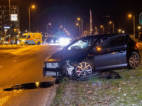 Twee auto’s total loss, dronken bestuurder aangehouden