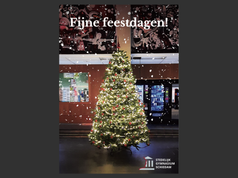 Kerstwarmte op Stedelijk Gymnasium Schiedam