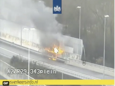 Geluidswering A20 in de fik