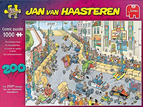 Jan van Haasteren naar de 200, en nog niet klaar