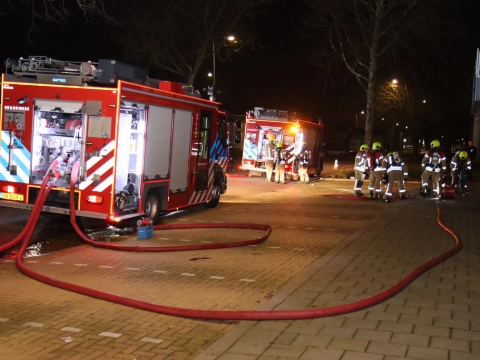 Grote brand in loods