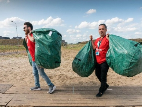 Refugee Team van start in Schiedam