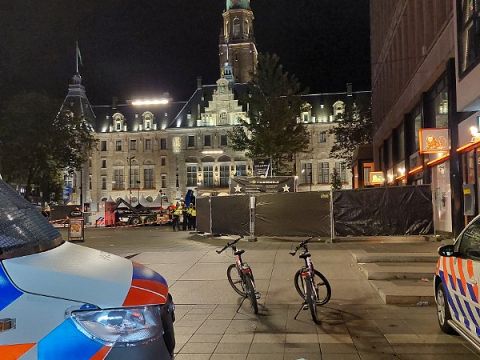 Schiedammer vast na steekincident Stadhuisplein