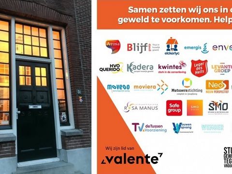Kantoor Stichting Elckerlyc kleurt oranje