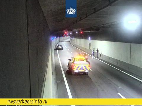 Tunnelbuis afgesloten na ongeval