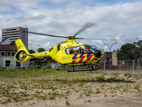 Traumahelikopter naar Singel