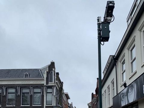 Proef: camerahandhaving kentekens in Hoogstraat