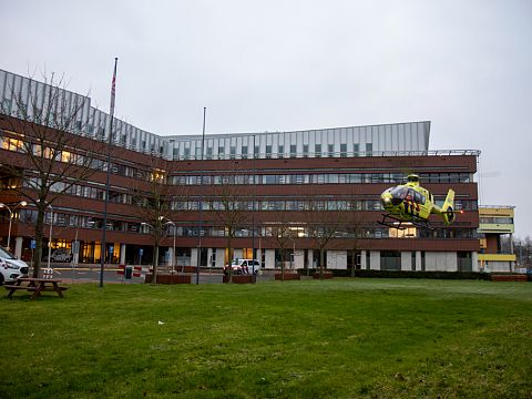 Traumahelikopter naar ziekenhuis voor inzet