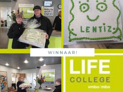 Lentiz Life College deelt taarten uit