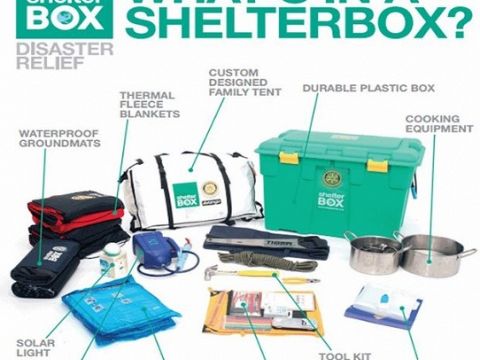 Aardbeving: Rotary doneert shelterbox