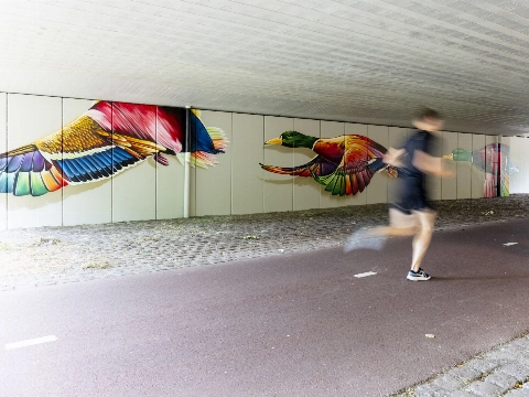 Graffiti-dieren zijn terug van weggeweest