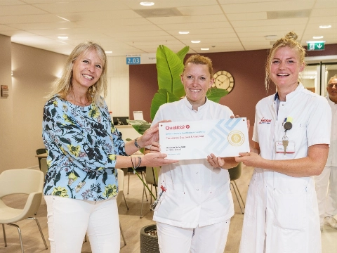 Franciscus trots op internationaal kwaliteitskeurmerk