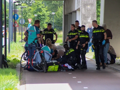 Jongen zwaargewond na val met fiets