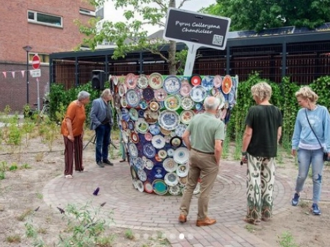 Wijkkunstwerk 'De Boompot van Oost' officieel onthuld