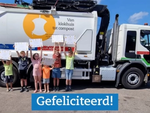 Kinderen vallen in de prijzen