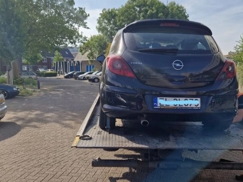 Auto weggesleept vanwege schuld