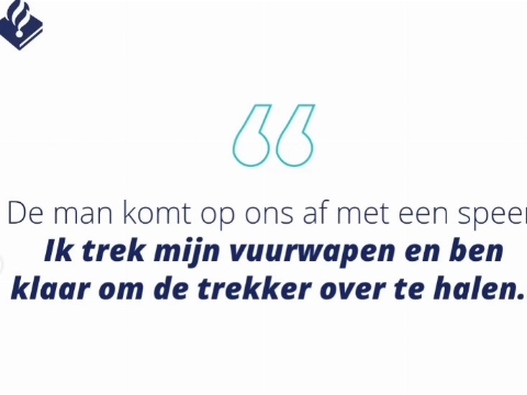 Hoofdagent deelt verhaal: 'Op punt om trekker over te halen'