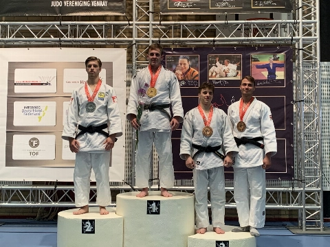 Vijf internationale judomedailles Sportinstituut Schiedam