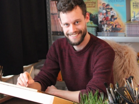 Expositie ‘Bij Aron Dijkstra thuis’ in bibliotheek