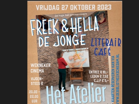 Hella en Freek de Jonge te gast in Literair Café