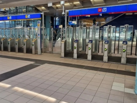 Gezamenlijke actie op station Schiedam-Centrum