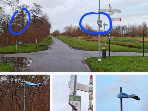 Vuurwerkvandalisme in Spaland