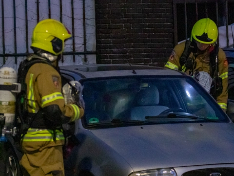 Drugsafval achtergelaten in spookauto