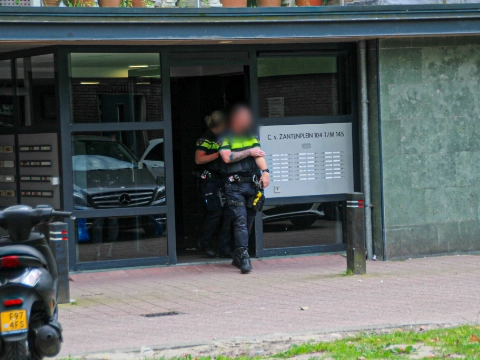 Inval in flatwoning in Groenoord