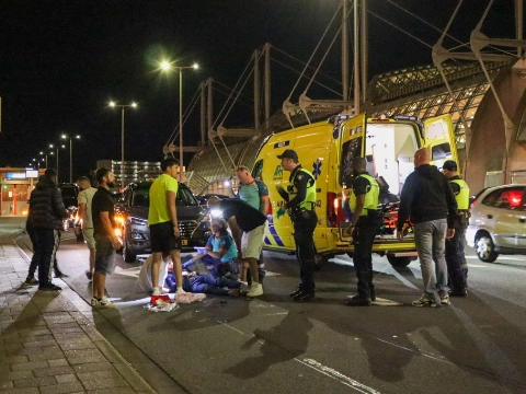 Bestuurder 'fatbike' gewond na val