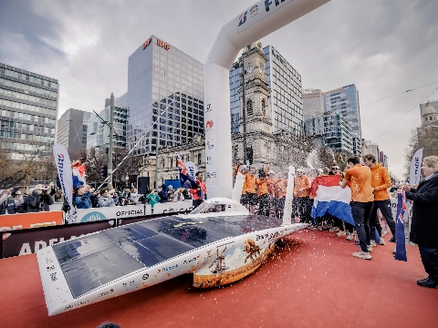 Schiedamse student wint WK zonneracen in Australië