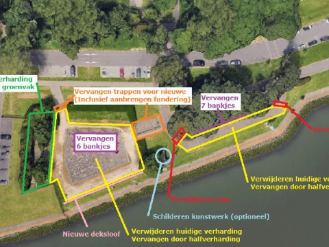 Plateau Maasboulevard in nieuw jasje