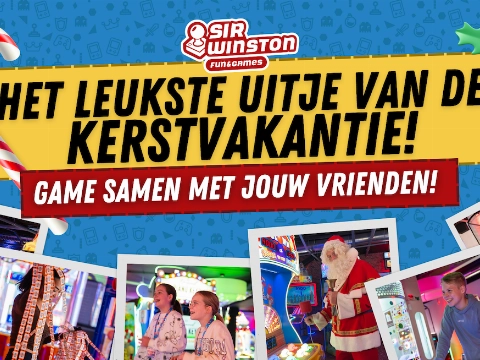 Vier 'n magische kerstvakantie bij Sir Winston Fun&Games