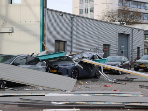 Slooppand De Gheynstraat ingestort