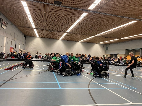 Rolhockeyers spelen hun flitsende sport ook in Schiedam