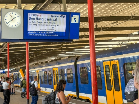 Treinverkeer rond Schiedam Centrum ligt vrijwel volledig stil